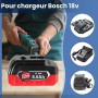 Dosctt 2 X 8000mAh Compatible pour Bosch Professional 18V System Batterie GBA, ne s'applique Pas à Toutes Les Batteries et Tous