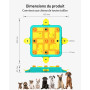 LACCEN Jouet Chien Occupation, Jouet Interactif Chien pour L'entraînement du QI, Stimulation du Cerveau, Puzzle pour Chien pour 