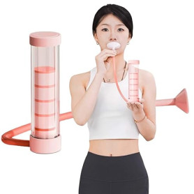 Haltère de Respiration Appareil d'exercice Respiratoire pour les Poumons Appareil d'exercice Abdominal Portable Appareil Équipem