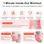 Haltère de Respiration Appareil d'exercice Respiratoire pour les Poumons Appareil d'exercice Abdominal Portable Appareil Équipem
