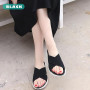 ZDQ Sandales Femme Été Confortable Orthopédique Chaussons Legere Chaussures Plate Claquettes