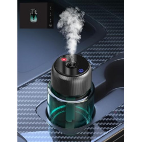 160ml Grande Capacité Diffuseur Voiture avec Parfum, Arômes Longue Durée 9-12 Mois, Atomiseur Ultrasonique, On/Off Automatique,
