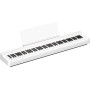 Yamaha Piano numérique P-225, blanc - Piano numérique portable et léger livré avec un casque HPH-150 et un support de piano numé
