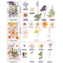 66 Pièces Fleurs Séchées Pressées Naturelles pour DIY et Décoration | Idéales pour albums photo, cartes, emballages cadeaux et c