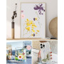 66 Pièces Fleurs Séchées Pressées Naturelles pour DIY et Décoration | Idéales pour albums photo, cartes, emballages cadeaux et c