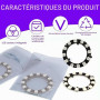 Led Ws2812b 3 X Anneau LED 5V RVB Compatible Avec WS2812B 12-Bit De 50mm - Parfait Pour Arduino Et Raspberry Pi, Pour Une Instal