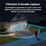 aosu D1 Max 4K Caméra Surveillance WiFi Extérieure sans Fil, Kit 4 Caméras | 8MP Caméra Solaire, PTZ 360° PIR + IA Suivi Auto Dé