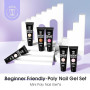 ROSALIND Gel pour Extension d'Ongle 6 Couleurs 10 ml UV Nail Réparation | UV LED Mini Quick Construction Poly Ongle, DIY Nail Ar
