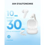 soundcore par Anker P20i Écouteurs Bluetooth sans Fil 5.3 | Conducteurs 10 mm, basses profondes, 30h d'autonomie, étanchéité IPX