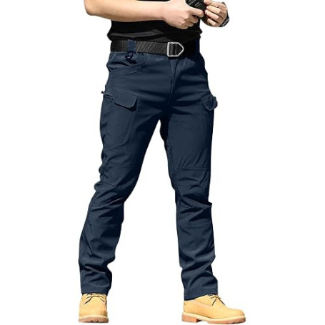 YAOBAOLE Pantalon Tactique Homme X7 Cargo Treillis Militaire Randonnée Chasse Pantalon de Travail avec Plusieurs Poches