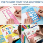 8 Pièces Pochoir Lettre Alphabet et Chiffre, Normographe Lettre avec Règle Dessin Géométrique pour Enfant, Pochoirs en Plastique