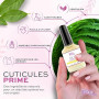Huile Cuticules Ongles des Mains et des Pieds 12ml Professionnelle - Huile Coco Fragance Hydratante et Régénérante pour les Cuti