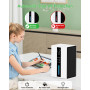Deshumidificateur d Air Silencieux 1,8L – Déshumidificateur Electrique avec Mode Nuit Écran Éteint, 2 Vitesses + Dégivrage Auto,