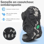 SAGUARO Sandales de Trekking Homme | Respirantes, Antidérapant, Sport Outdoor