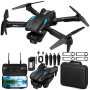 NXPZ Drone avec Caméra 4K HD, Drone Pliable Pour Enfants, Vrille 3D, Décollage/Atterrissage À Un Bouton, Mode Sans Tête, Maintie