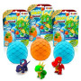 INKEE Surprise Dragons Lot de 3 bombes de bain pour enfants avec surprise | Bombes de bain pour enfants au parfum cola-orange ,
