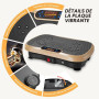 Dripex Plateforme Vibrante Oscillante Puissante 99 Vitesses Bluetooth | Puissante, 5 modes, haut-parleur Intégré, bluetooth, por