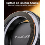 Miracase Support Telephone Voiture pour MagSafe Dernière Version Améliorée | 3600gf Aimant Puissant, 89LBS Base à Ventouse, Rota