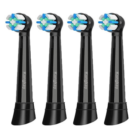 Têtes de rechange compatibles avec Oral-B iO Série 2 3 4 5 6 7 8 9 10, têtes de brosse à dents électriques à poils souples pour