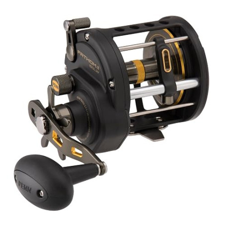 PENN Fathom II Level Wind moulinet léger à tambour tournant pour la pêche en mer, pêche au jig, pêche sur épave, lieu, pagre, de