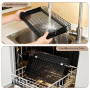 Grille de Refroidissement Pâtisserie, 4 Niveaux Grille Pâtisserie Pliable Gain de Place, Accessoire de Pâtisserie pour Gâteaux,