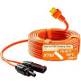 Rallonge câble connecteur de panneau solaire vers XT60 5m 12AWG | IP68 – Câble d’alimentation à charge pleine vitesse pour Anker