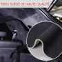Tissu Ciel de Toit Voiture 200 cm x 150 cm, Aspect Daim, avec Dos en Mousse de 4 mm, Rénovation Garniture Intérieure Textile pou
