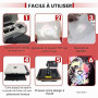 A-SUB Poudre de transfert DTF, 1 kg de poudre de transfert blanche, colle thermofusible pour sublimation, fonctionne avec film D