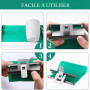 Tiardey 3 pièces pinces de tasse de moule d'emballage de tasse en silicone pour l'impression de tasses machine de transfert de c