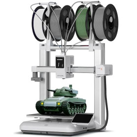 Anycubic Kobra X Imprimante 3D, Extrudeur Multicolore hautement intégré