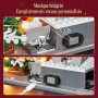 Lumibricks Vie de Ville Pub de Noël, Construction Modulaire avec Lumières LED Dynamiques, Musique de Noël et Audio Personnalisé,