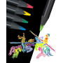 FABER-CASTELL - Coffret de crayons de couleur Black Edition, 24 pièces | Pour le papier clair et foncé, avec un rendu doux des c