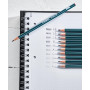 STABILO Othello - Crayon graphite - etui x 6 crayons papier, assortiment de mines dures et tendres (2B, B, HB, F, H, 2H)- gamme 