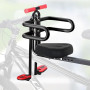 alouweekuky Siege Velo Enfant Avant, Siège Vélo Enfant avec Accoudoirs et Repose-Pieds, Siège Bébé Avant pour VTT, Vélos de Vill