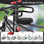 alouweekuky Siege Velo Enfant Avant, Siège Vélo Enfant avec Accoudoirs et Repose-Pieds, Siège Bébé Avant pour VTT, Vélos de Vill