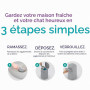 Litter Genie Poubelle à litière Easy Roll sans odeurs pour Le Bien être du Chat avec 2 recharges - 12 Mois pour Un Chat