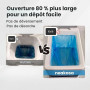 Neakasa PooGuard Poubelle à litière pour Chat, déjections Canines et Couches, avec fenêtre de visualisation, Ouverture Plus Larg