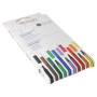 Westcott STORYLINER Fineliner Mix 10 Pièces | Fineliner haut de gamme avec une largeur de trait de 0,4 mm | Trait précis, pointe
