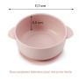 PandaEar Lot de 3 Bols Bébé en Silicone avec Ventouse et Couvercles | Silicone Alimentaire Sans BPA, Ventouse Antidérapante, Cou