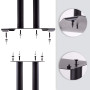 Duronic SPS1022 /60 Paire de Pieds d'Enceintes - 60 cm de Hauteur - Lestable avec du Sable - Cônes pour réduire Vibrations - Com