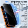 JETech Verre Trempé Anti-Espion pour iPhone 17 Pro Max, Lot de 2 | 9H Protection D'écran, Outil d'Installation Facile, Design An