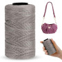 LEREATI Fil Macramé 1mm x 230m Corde Macramé Polyester Ficelle Corde Fil Polypropylène pour Sac à Main, Suspension Murale, Trava