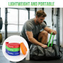 Fokky Bande Elastique Musculation avec Ancrage de Porte, 4 Niveaux | Élastique Musculation avec Poster d'exercice, Sac de Transp