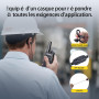 Retevis RT668 Talkie Walkie, Chargeur 6 Voies & Écouteurs, Oreillette,6 Pcs | Talkie Walkie Robuste Rechargeable pour Fabricant 