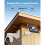 Imou 6MP Caméra Surveillance WiFi Extérieure sans Fil Solaire, Suivi Auto | AOV Enregistrement 24/7, Vision Nocturne Couleurs de
