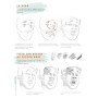 Dessiner visages et expressions: 50 modèles pour débuter le dessin