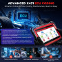 LAUNCH X431 CRP919E BT OBD2 Valise Diagnostic Auto Multimarque avec Système Complet, 45+ Réinitialisation, Codage ECU, CANFD&DOI