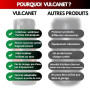 VULCANET – 80 Serviettes Nettoyantes Travaux Public/Agriculture + Microfibre – Nettoyage Cabine/Vitres/Sièges - Formule Brevetée
