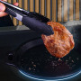 RAXCO Lot de 18 pi¨¨ces couteaux de cuisine avec bloc, ustensiles de cuisine avec set de 5 pi¨¨ces de couteaux et 7 pi¨¨ces de s