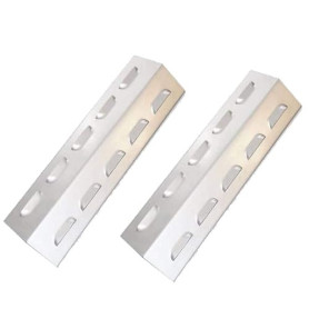 BricoShopping Paire de diffuseur de Chaleur pour Barbecue à gaz de Rechange en Acier Inoxydable 430 Grille pour brûleur, Rideau
